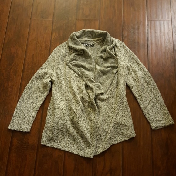 BNCI by Blanc Noir Marbled Grey Caridgan - Picture 2 of 4